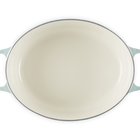 Le Creuset Cast Iron Signature Oval CasseroleSea Salt image number 5