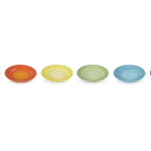 Stoneware Rainbow Set of 6 Appetizer Plates image number 2