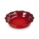 Stoneware Heritage Pie DishCerise image number 1