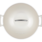 Le Creuset Cast Iron Classic Modern Heritage Shallow Casserole 28cm MeringueMeringue image number 5