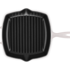 Le Creuset Cast Iron Signature Square Skillet Grill 26cm Shell PinkShell Pink image number 4