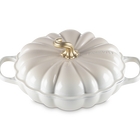 Le Creuset Cast Iron Signature Pumpkin Shallow Casserole 28cm MeringueMeringue image number 2