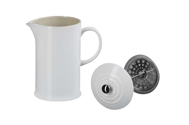 Stoneware Coffee PressWhite image number 3