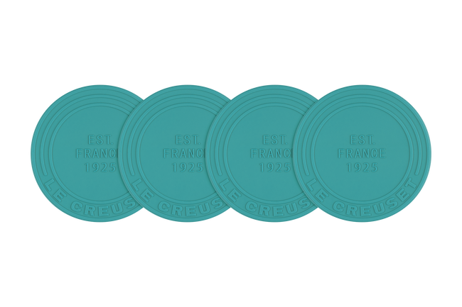 Silicone Set of 4 Coasters 1925 DesignRiviera image number 1