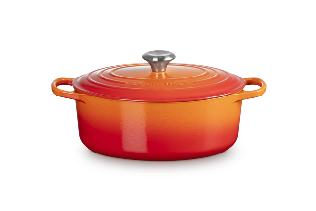 Cast Iron Signature Oval CasseroleFlame image number 1