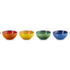 Stoneware Rainbow Set of 6 Snack Bowls image number 2