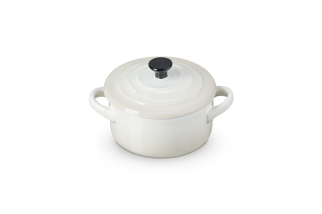 10cm Mini Rd Cocotte Bk Meringue image number 2
