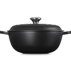 Cast Iron Signature Chefs CasseroleMatte Black image number 3
