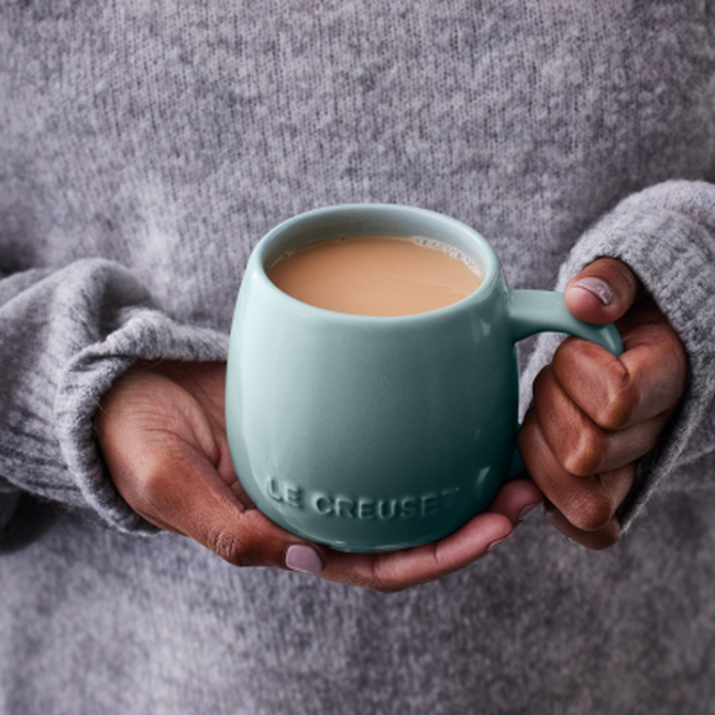 Le Creuset Stoneware Coupe Mug 320ml Sea SaltSea Salt image number 5