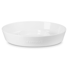 Stoneware Chip and Dip PlatterWhite image number 1