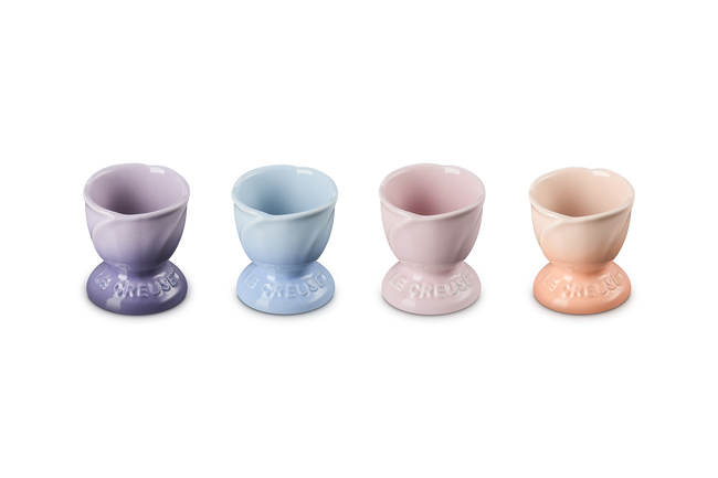 Stoneware La Collection Jardin Set of 4 Footed Egg Cups image number 2