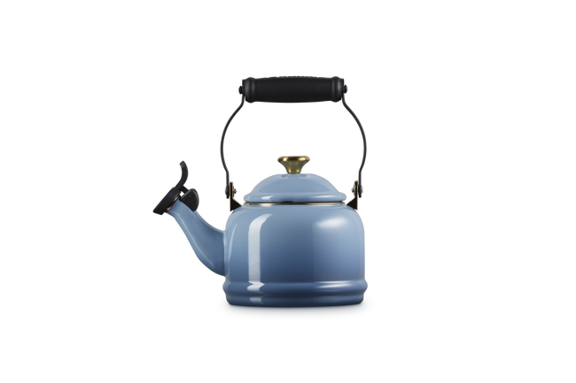 Le Creuset Demi Kettle with Gold Knob 1.1L ChambrayChambray image number 3