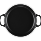 Le Creuset Cast Iron Signature Everyday Pan 28cm Matte BlackMatte Black image number 4