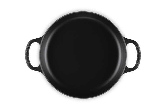 Le Creuset Cast Iron Signature Everyday Pan 28cm Matte BlackMatte Black image number 4