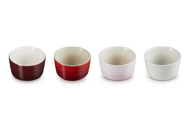 Stoneware Petits Fours Set of 4 Ramekins image number 5