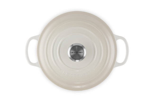 Le Creuset Cast Iron Signature Sauteuse 24cm MeringueMeringue image number 4
