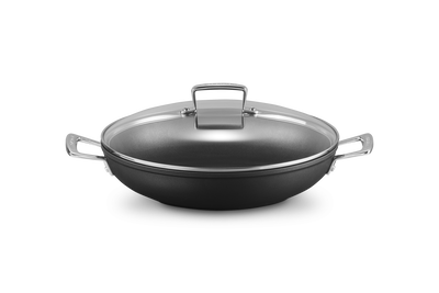 Toughened Non-Stick Shallow Casserole with Glass Lid