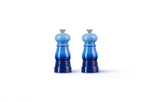 Mini Salt & Pepper Mill SetAzure Blue image number 3