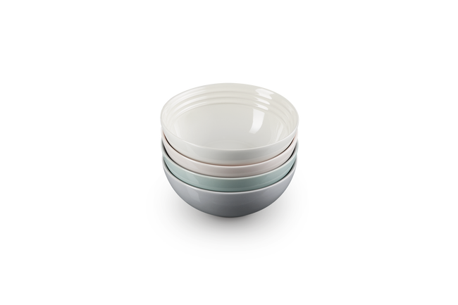 Stoneware Calm Set of 4 Cereal Bowls image number 4