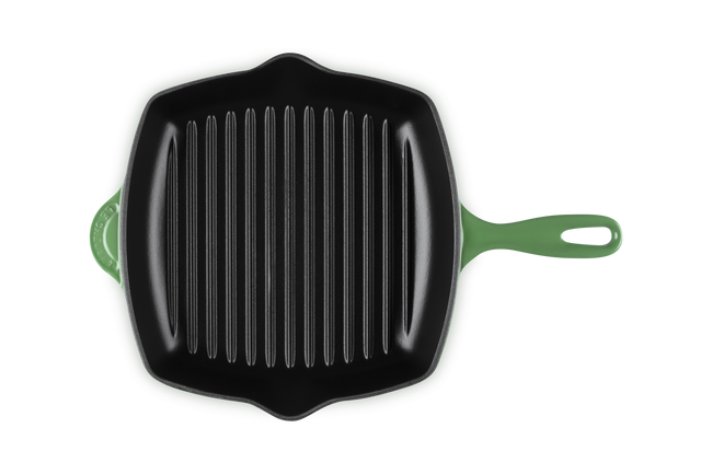 Le Creuset Cast Iron Classic Square Skillet Grill 26cm BambooBamboo image number 4