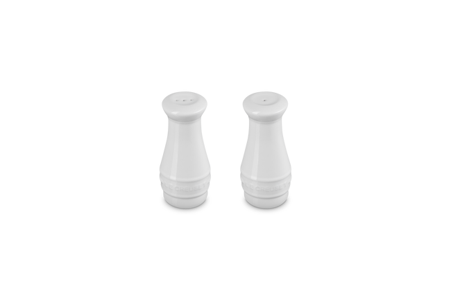Stoneware Salt & Pepper ShakersWhite image number 2