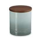 Signature 1.1L Storage Jar with Wooden LidSea Salt image number 1