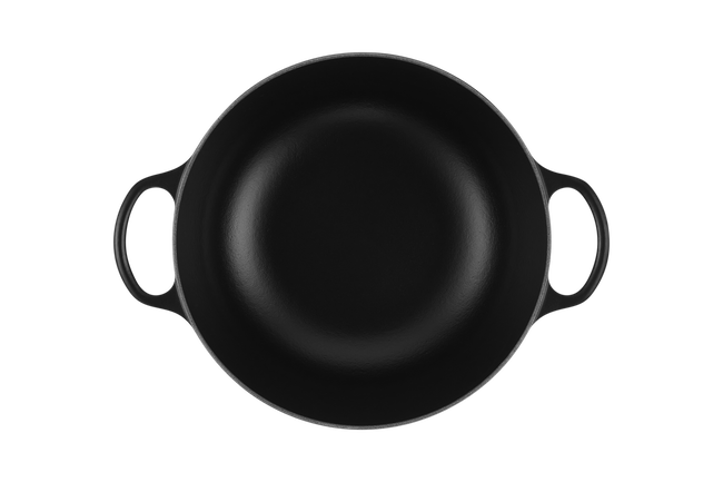 Le Creuset Cast Iron Signature Soup Pot 32cm Matte BlackMatte Black image number 5