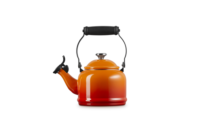 Le Creuset Demi Kettle with StainleStainless Steel Steel Knob 1.1L FlameFlame image number 3