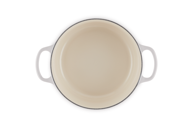 Cast Iron Signature Round CasseroleShell Pink image number 5