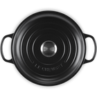 Le Creuset Cast Iron Signature Shallow Casserole 30cm Matte BlackMatte Black image number 4