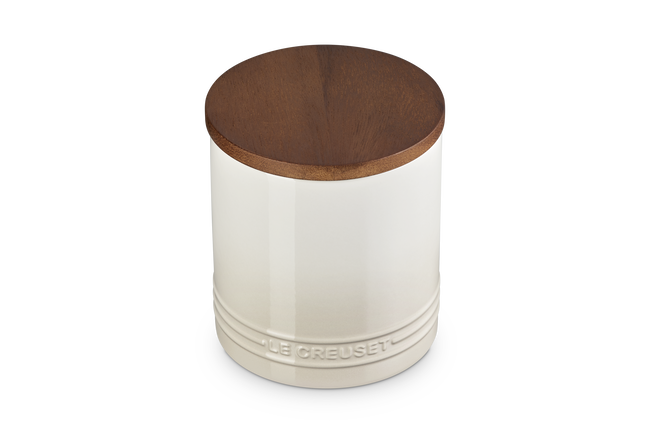 Signature 1.1L Storage Jar with Wooden LidMeringue image number 2
