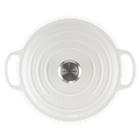 Cast Iron Signature Round CasseroleWhite image number 4