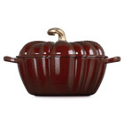Cast Iron Signature Pumpkin CasseroleGarnet image number 3