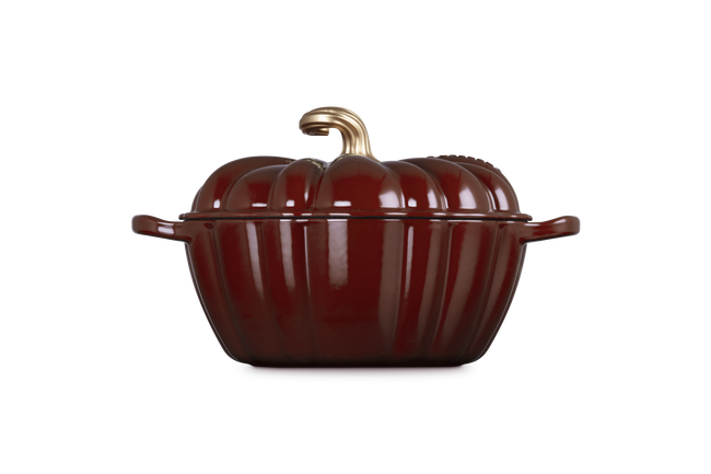 Cast Iron Signature Pumpkin CasseroleGarnet image number 3