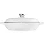 Cast Iron Olive Branch Shallow CasseroleCotton image number 3