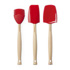 Le Creuset Silicone Craft 3-piece Utensil Set CeriseCerise image number 1
