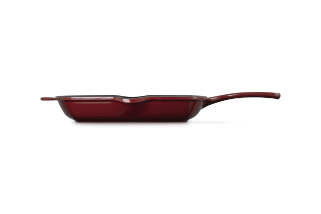 Le Creuset Cast Iron Classic Square Skillet Grill 26cmGarnet image number 3