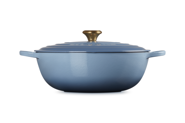 Le Creuset Cast Iron Signature Soup Pot 32cm ChambrayChambray image number 2