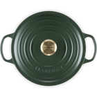 Le Creuset Cast Iron Signature Round Casserole 26cm For&ecirc;tFor&ecirc;t image number 5