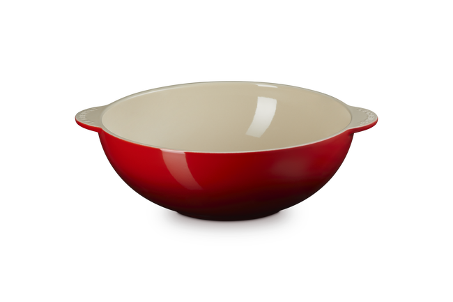 Stoneware Signature Round Serving Bowl with Lid image number 4