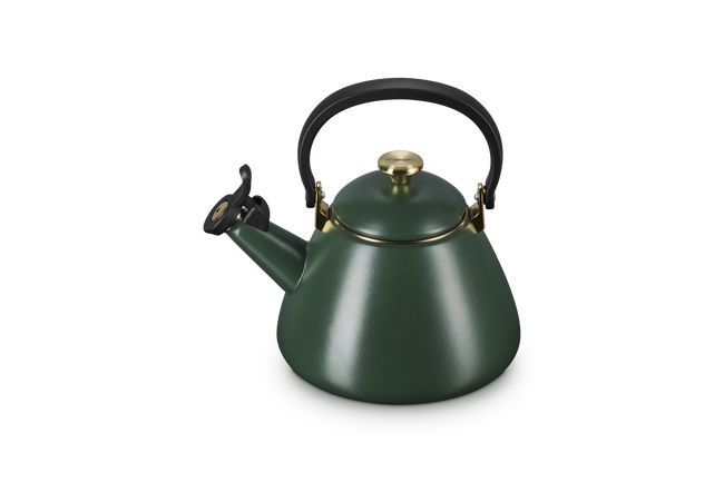 Le Creuset Kone Kettle with Gold Knob 1.6L For&ecirc;tFor&ecirc;t image number 2