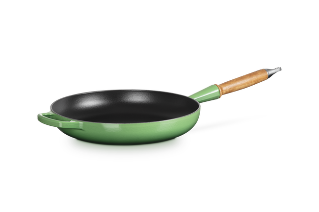 Cast Iron Signature Frying Pan with Wooden HandleBamboo image number 5