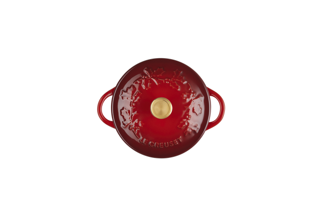 Stoneware 10cm Holly Mini CocotteCerise image number 3