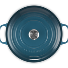 30cm Cast Iron Signature Risotto PotDeep Teal image number 3
