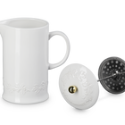 Stoneware Holly Coffee Press with Gold Knob image number 3