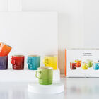 Stoneware Rainbow Set of 6 Cappuccino Mugs image number 2