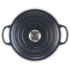 Le Creuset Cast Iron Signature Round Casserole 26cm NavyNavy image number 4