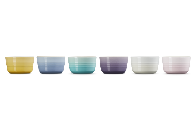 Stoneware Sorbet Set of 6 Mini Ramekins image number 5