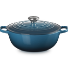 Le Creuset Cast Iron Signature Soup Pot 26cm Deep TealDeep Teal image number 1