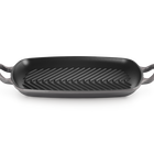 Le Creuset Cast Iron Signature Shallow Rectangular Grill 30cm FlintFlint image number 1